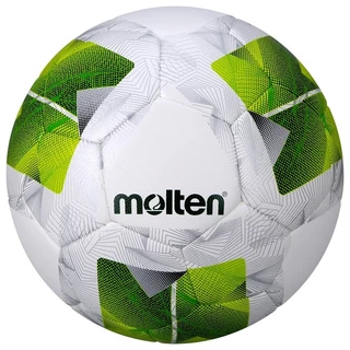ฟุตบอลแข่งขันหนัง PU MOLTEN รุ่น F5N3400-G เบอร์ 5 สีเขียว ของแท้ 100%
