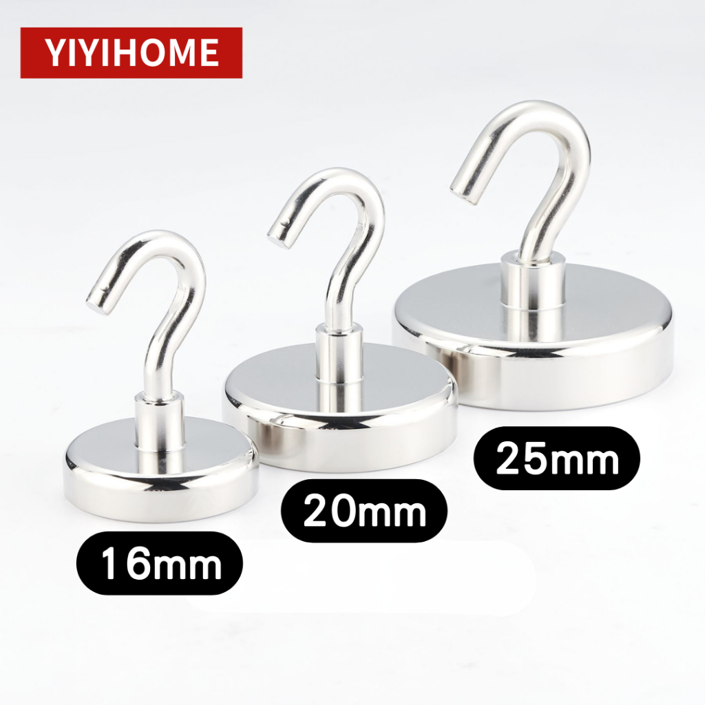YIYIHOME ตะขอแม่เหล็ก ตะขอแขวนของ รับน้ําหนักได้ดี เคลื่อนย้ายได้ Magnet Hook สินค้าขายดี