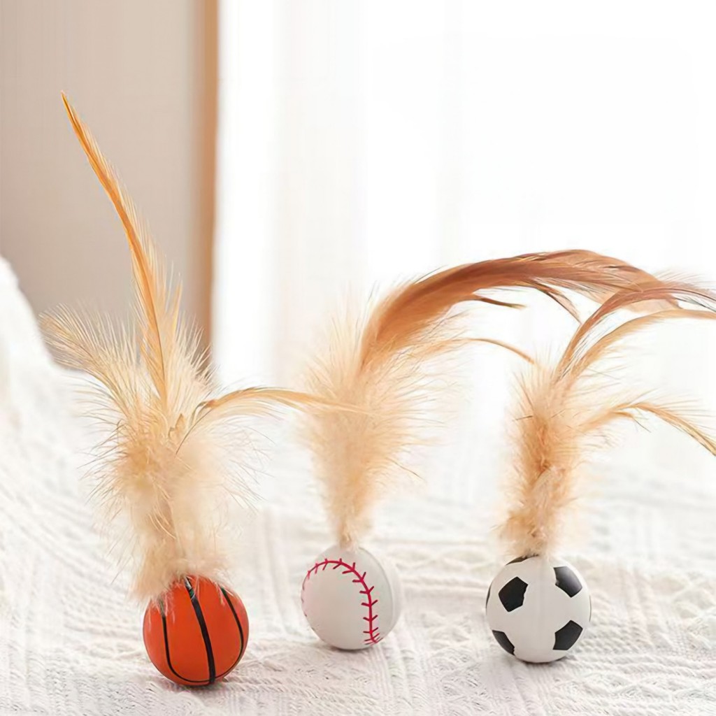 [COD] ลูกบอลแมว เด้งดึ๋ง ของเล่นแมว เด้งดึ๋งทีนึง เหมียววิ่งไม่หยุด! พร้อมส่งจากไทย - รูปที่ 3