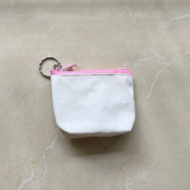 Nana กระเป๋าผ้าดิบพวงกุญแจขนาด3x4x1นิ้วสำหรับใส่เหรียญเป็นของชำร่วย - รูปที่ 5