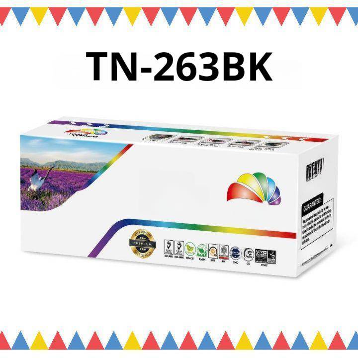 tn263bk หมึกเลเซอร์ ตลับเทียบเท่า  TN-263BK HL-L3210CW/L3230CDW/L3270CDW/L3290CDW MFC-L3710CW/L3730CDN/L3750CDW/L3770CDW