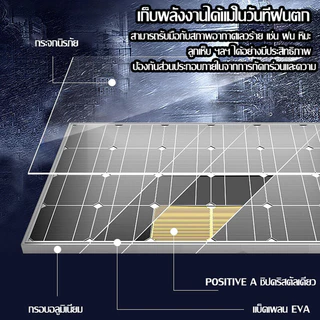 แผงโซล่าเซลล์ 400W-800W Single crystal/Polycrystalline มีรับประกั 400วัตต์ 460วัตต์ แผงโมโน แผงพลังงานแสงอาทิตย์ โซล่าเซ