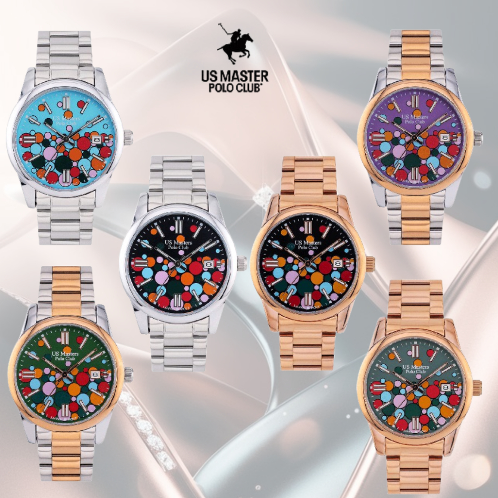 US MASTER POLO CLUB รุ่น USM-DE17 นาฬิกาผู้ชาย นาฬิกา Us Master Polo สวยยยหรูของแท้