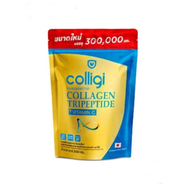 Amado Gold Collagen Ceramide คอลลาเจนจากปลา โปรตีนผง ช่วยให้ผิวกระชับ เสริมภูมิคุ้มกัน300g