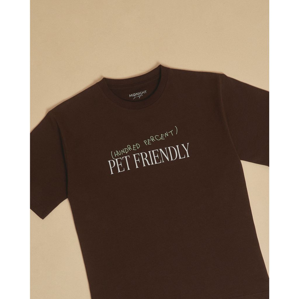 Midnight Layer - Pet Friendly Collection - เสื้อยืด HUMAN TEE (CHOCOLATE)