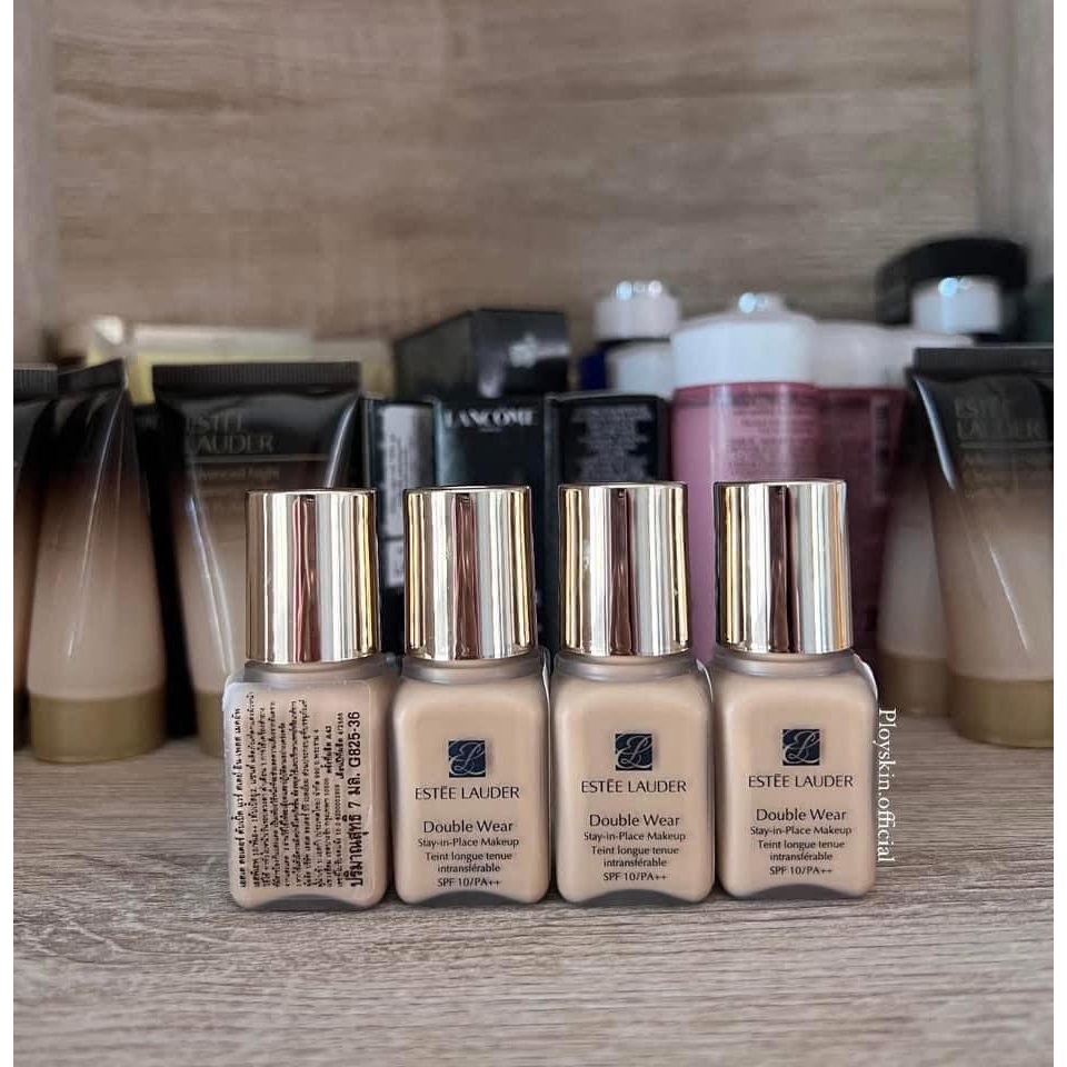 Estee Lauder Double Wear Stay In Place Makeup SPF 10/PA++  สี #SAND 1W2 – ผิวปานกลางโทนเหลือง 7ml