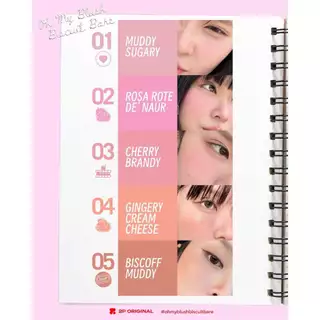 ถูก/แท้/มีไลฟ์ บลัชออน Oh My Blush Biscuit Bare บลัชบิสกิต 2P บลัชเนื้อครีม บลัชออนปัดแก้ม ปัดแก้ม เกลี่ยง่าย สีชัด ติดท