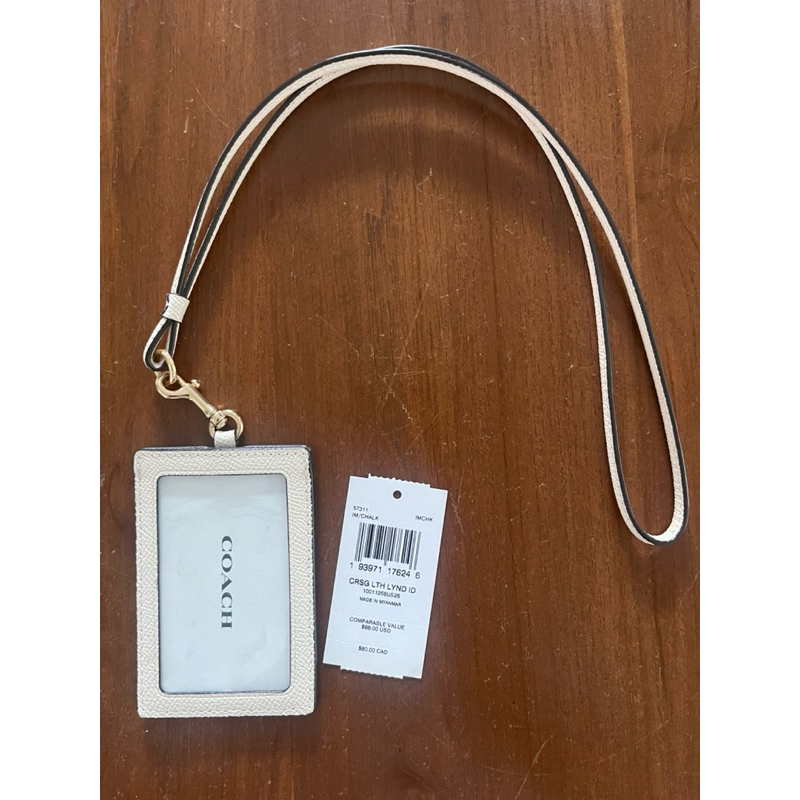 สายคล้องบัตร COACH แท้💯% มือสอง