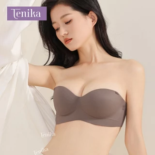 TENIKA เสื้อชั้นในผู้หญิง Strapless Push Up ไร้รอยต่อ สวมใส่สบาย หนา 3 ซม Bra-088