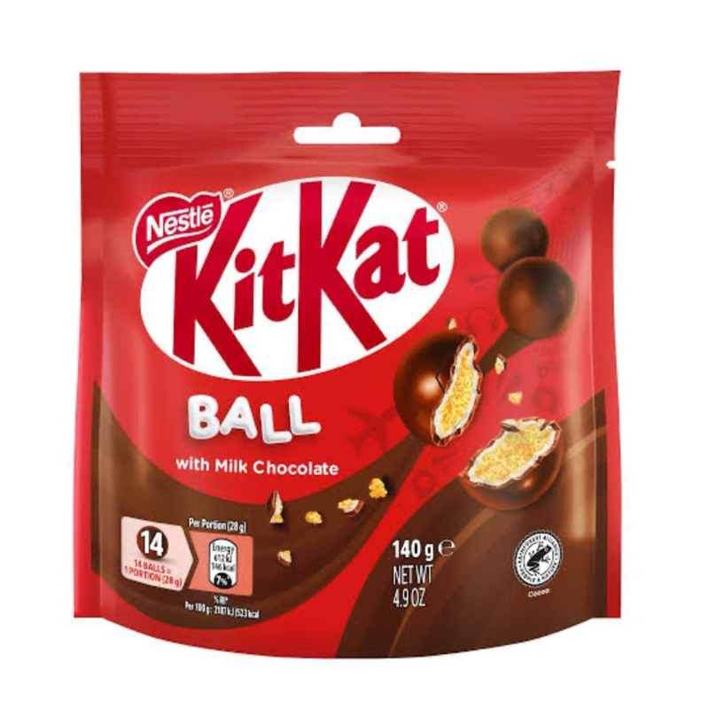 KitKat ball with milk chocolate /white chocolate 140 กรัม พร้อมส่ง
