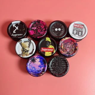 ที่บดสมุนไพรขนาดพกพา ไซส์ 63mm 3ชั้น Grinder รูปแบบ เลือกสีได้ วงกลม ริกและมอร์ตี้ วัสดุพลาสติก