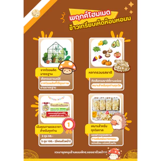 ข้าวเกรียบเห็ดหอม 5 ถุง 100.- บาท โฮมเมด และข้าวเกรียบจากฟาร์มผักธรรมชาติ