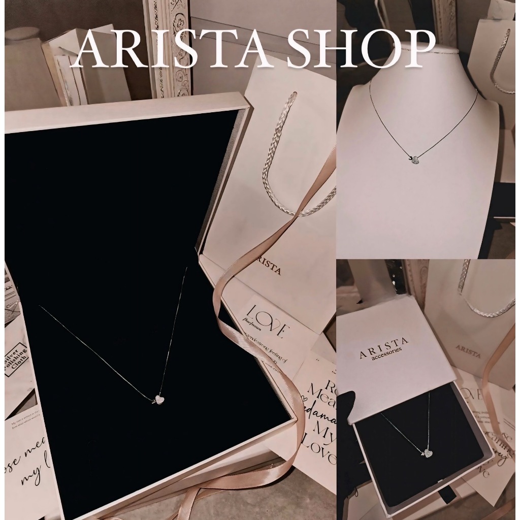 ❌พร้อมส่ง ส่งไว❌เซทสร้อยคอ Silver Heart Collection | ARISTA ACCESSORIES