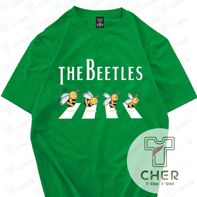 เสื้อยืดสกรีนลาย ผึ้งน้อย4ตัว มีหลายสีให้เลือก รูปที่ 5