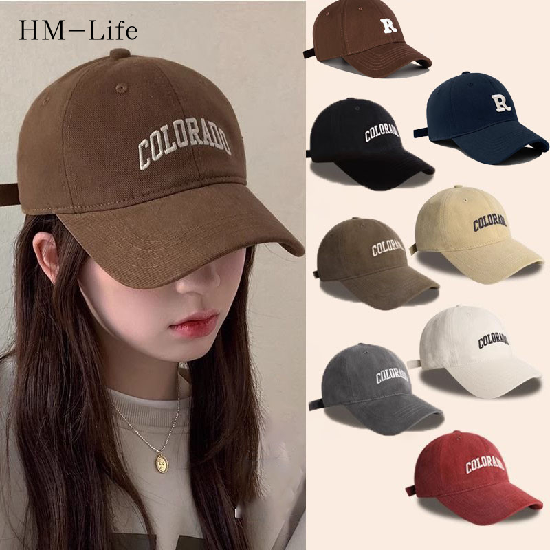 หมวกเบสบอลเกาหลี หมวกกีฬาคุณภาพสูง 5 สี หมวกปัก (ส่งจากประเทศไทย) G2895