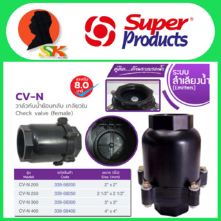 วาล์วกันน้ำย้อนกลับ CHECK VALVE เช็ควาล์ว PVC มีขนาด 2นิ้ว -…