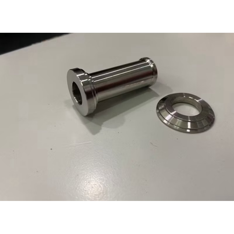 บูทรองคันสตาร์ท บูทคันเกียร์ กลึงมือ สแตนเลสเเท้100% สีเงิน w125r s  125iเลี้ยวบังลม ,w110i ทุกรุ่น - รูปที่ 5