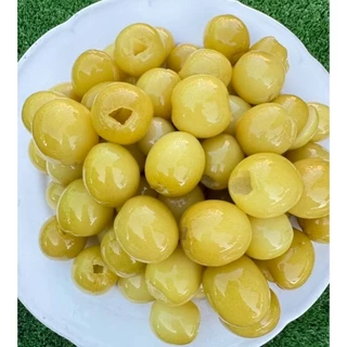 พุทราไร้เม็ดดองสามรส 550กรัม เปรี้ยว เค็ม หวาน ( แถมฟรีพริกเกลือ ) พุทราดองสามรส พุทราแช่อิ่ม พุทราดองราคาส่ง พุทราเจาะ