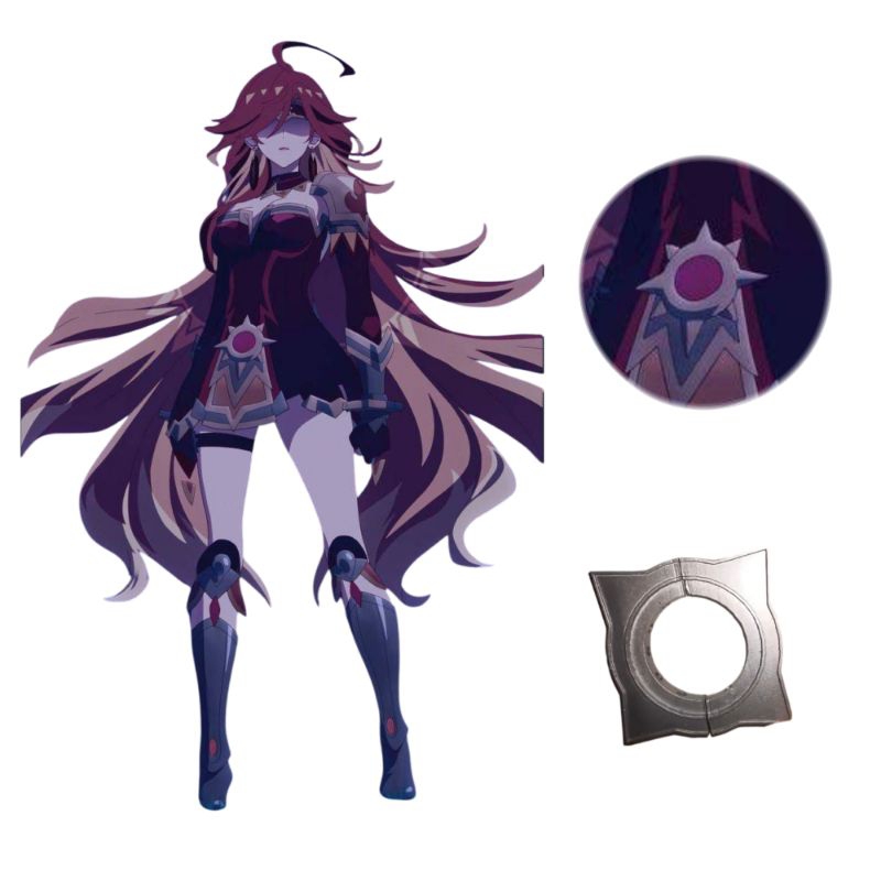 พร๊อพแขน เข็มกลัดหลัง-หลัง Mavuika [ Genshin impact ] งานเรซิ่น 3D [ Cosplay ]