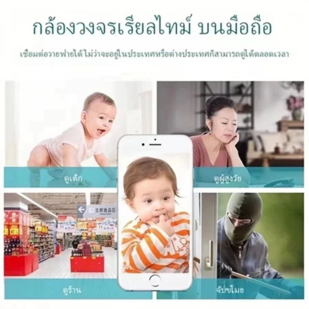 Xiao MI V380 SMART CCTV   กล้องวงจรปิดอัจฉริยะสำหรับใช้ในบ้าน