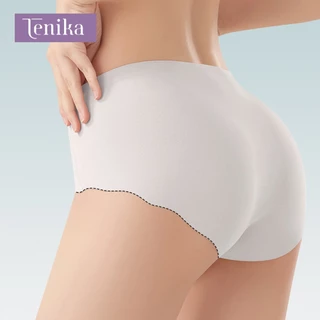 TENIKA กางเกงในผู้หญิง นไร้ขอบ กางเกงชั้นในสตรีเอวต่ำ Ice Silk soft-fit ไม่ม้วนงอ ระบายอากาศได้ดีเยี่ยม KNI-092