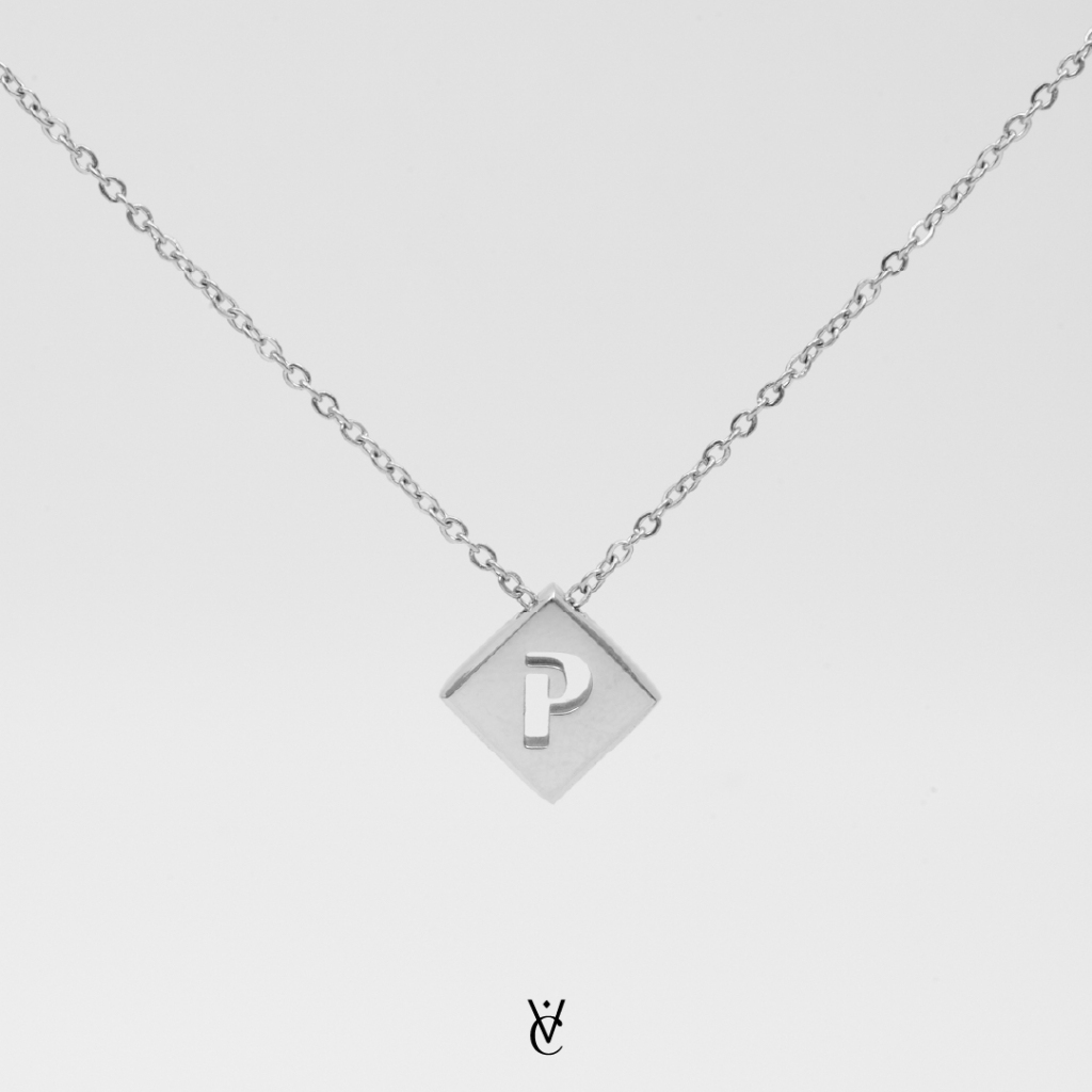 Valichain – Alphabet Necklace (White Gold) ราคา ถูกที่สุด ดีลบีเคเค แกลเลอรีภาพที่ 7