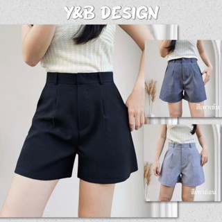 YB01 (4XL-6XL) กางเกงขาสั้นทรงเอเอวสูง ผู้หญิง เหมาะกับสาวอว…