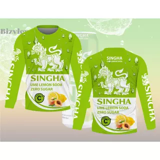 เสื้อพิมพ์ลาย สิงห์ เลม่อนโซดา 5 สี แขนยาว และสั้นเนื้อผ้าไมโครเกรดพรีเมี่ยม