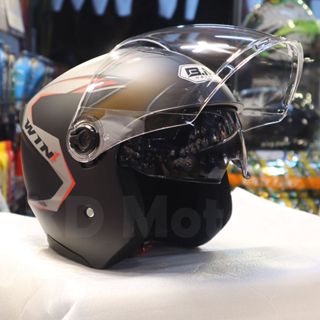 หมวกกันน็อคเต็มใบมีมอก BM รุ่น WIN1 isv แว่น2ชั้น น้ำหนักเบา