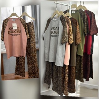 เซท แขนสั้น-ขายาวเซทเสือผ้าดี งานสวย ป้ายKkuu