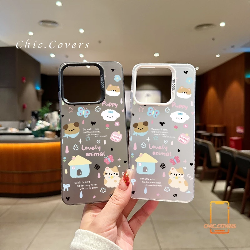 เคส Realme C25Y C25S C12 C30 C35 C55 C67 5i 5S 6i C3 C53 C51 C51S Note50 Note60 Narzo20 การ์ตูน น่ารักจัง หมา เคส