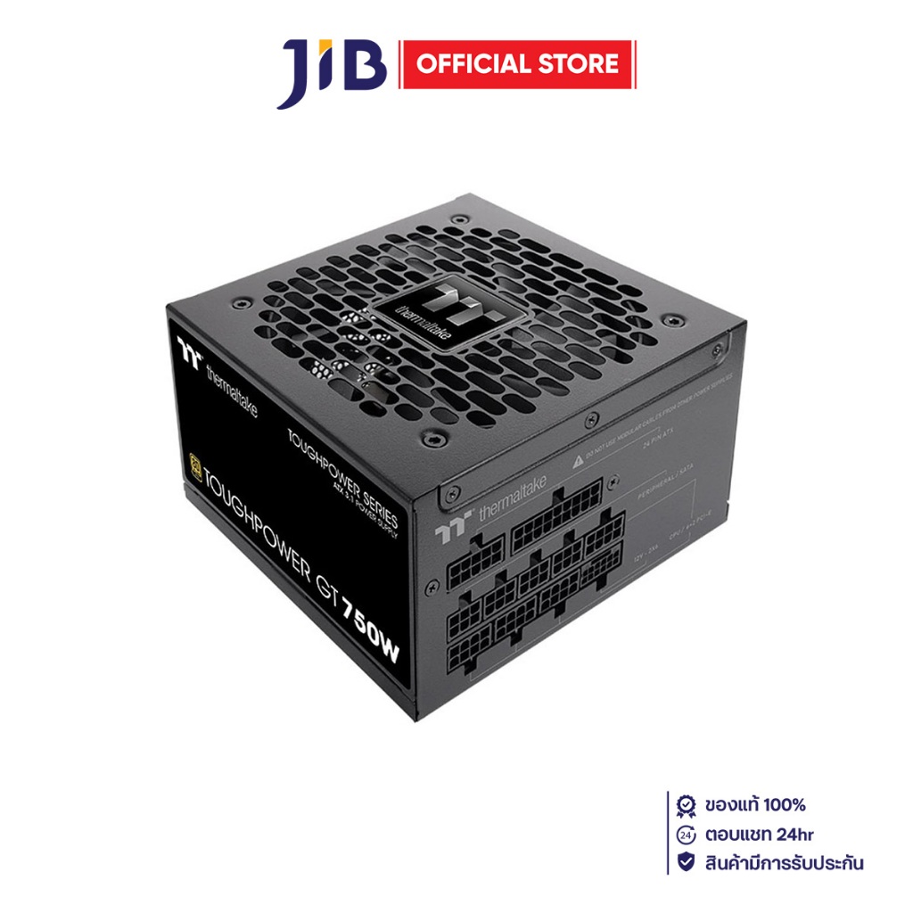 POWER SUPPLY (อุปกรณ์จ่ายไฟ) THERMALTAKE TOUGHPOWER GT 750W - 750W 80 PLUS GOLD (VERSION B) (BLACK) (PS-TPT-0750FNFAGE-3