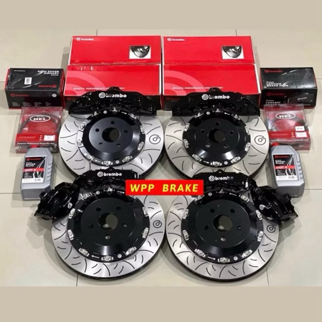 อ่านก่อนสั่ง ชุดเบรคพร้อมใช้งาน เบรมโบ้ 6พอต Brembo รับประกัน10ปี 17z 18z 19z