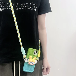 [F0696] สายคล้องโทรศัพท์ สะพายข้างได้ สายคล้องพร้อมตัวยึดมือถือ มีให้เลือกหลายลาย สายห้อยโทรศัพท์