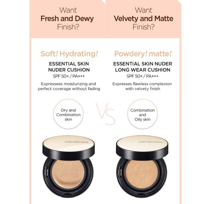 JSM cushion ตลับครีม skin nuder #19 รีฟีลไม่มีพัฟ