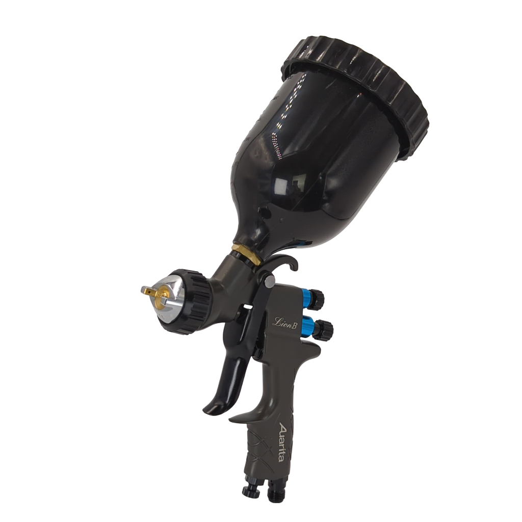 Auarita กาพ่นสี Lion B หัวเล็ก 1.3 1.5 2.0 มม. 600 ซีซี HVLP กาบน กาหงาย ขนาดเล็ก spray gun ออริต้า ราคา ถูกที่สุด ดีลบีเคเค แกลเลอรีภาพที่ 3