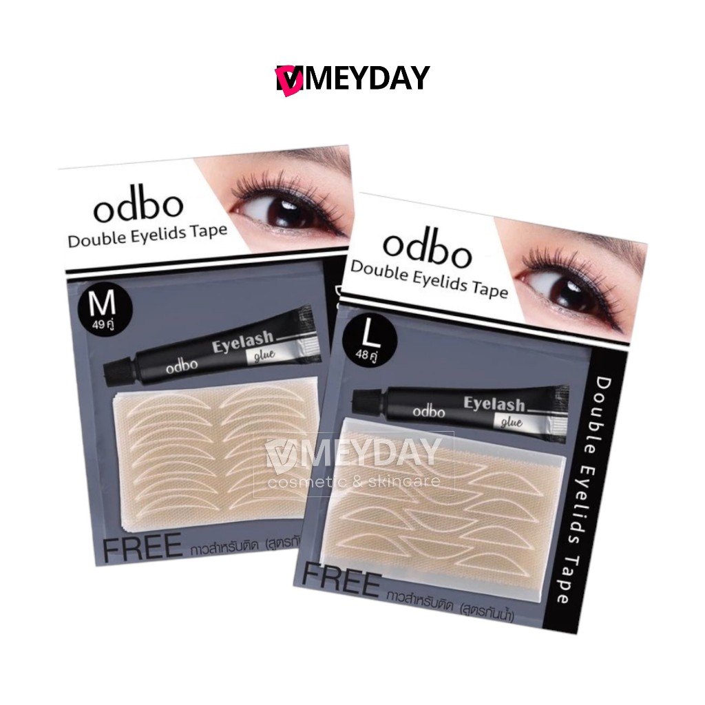 (OD848) ODBO Eyelash Glue Colourless โอดีบีโอ อายแลช กลู คัลเลอร์เลส เทปตาข่ายติดขนตา M / L