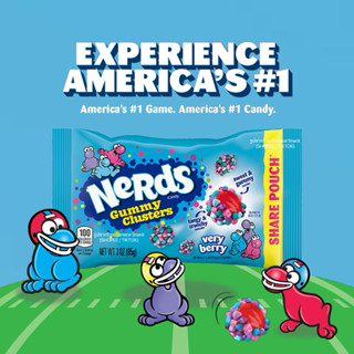พร้อมส่ง 🌈 Nerds Gummy Clusters Very Berry 85g เนิร์ดกัมมี่เ…