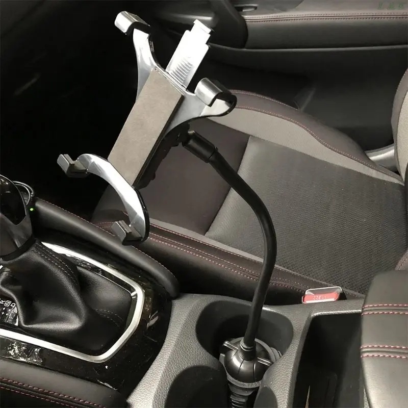 Universal Gooseneck Car Cup Holder Mount 🚗 ที่วางTablet 7-11นิ้ว กับที่วางแก้วน้ำ