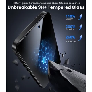 WSKEN iPhone 17Promax/16Promax/15/14/13ฟิล์มกระจกนิรภัย ไม่มีขอบดำ HD กันแอบมอง 16 กระจกนิรภัย กันรอย ป้องกันรอยนิ้วมือ