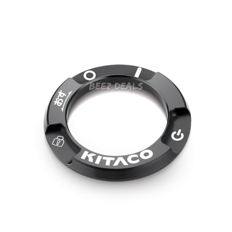 Kitaco แหวนครอบสวิทช์ ฝาครอบสวิทช์กุญแจ (ดำ) Honda Monkey 125 | CT125