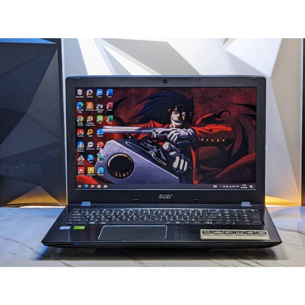 second hand notebook  Acer หน้าจอ ใหญ่ๆ  แรม 16 GB การ์ดจอแยก แบตเก็บไฟ พร้อมใช้งาน   Acer Aspire E1