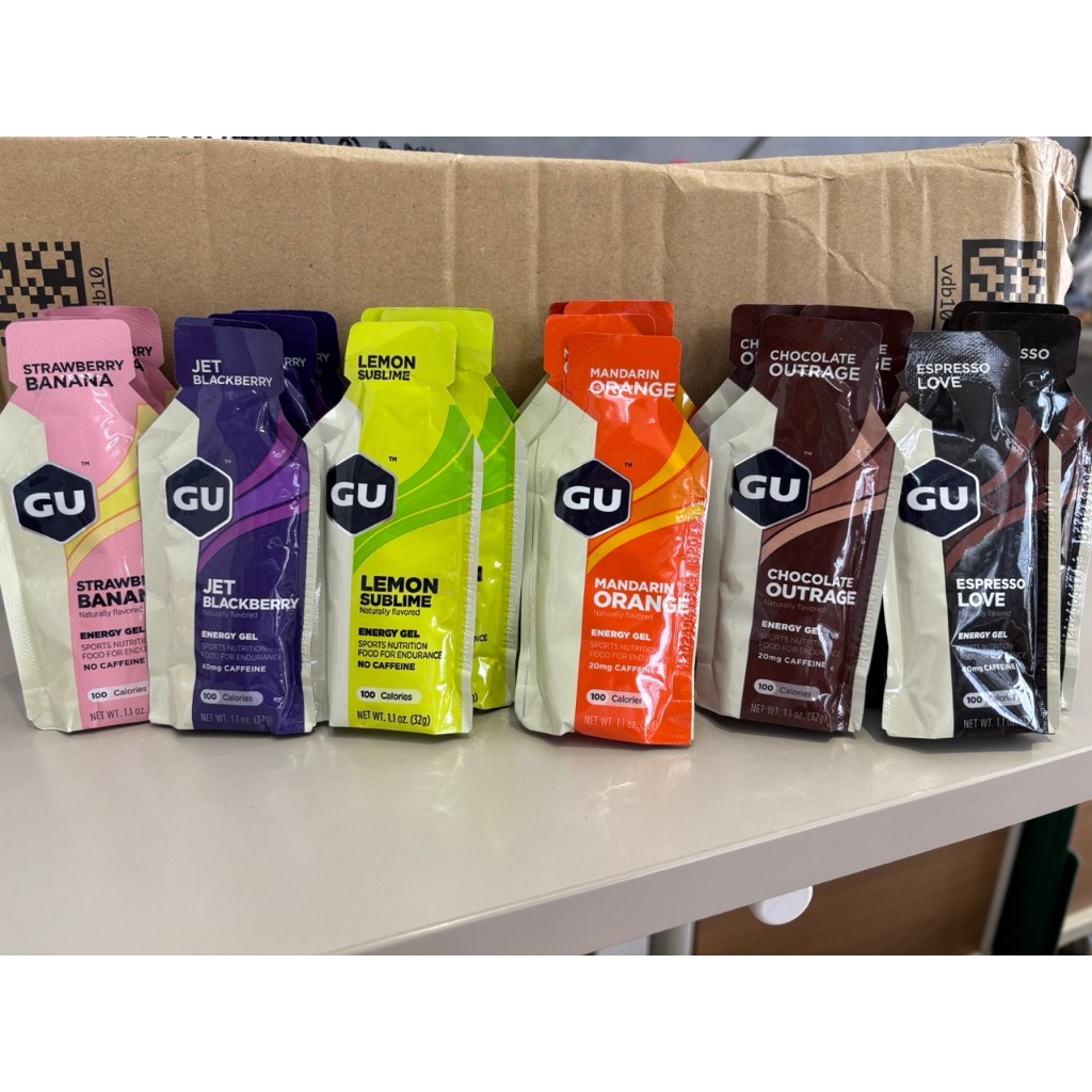 GU Energy Gel  เจลให้พลังงานระหว่างออกกำลังกาย เก็บได้ 2-3เดือน