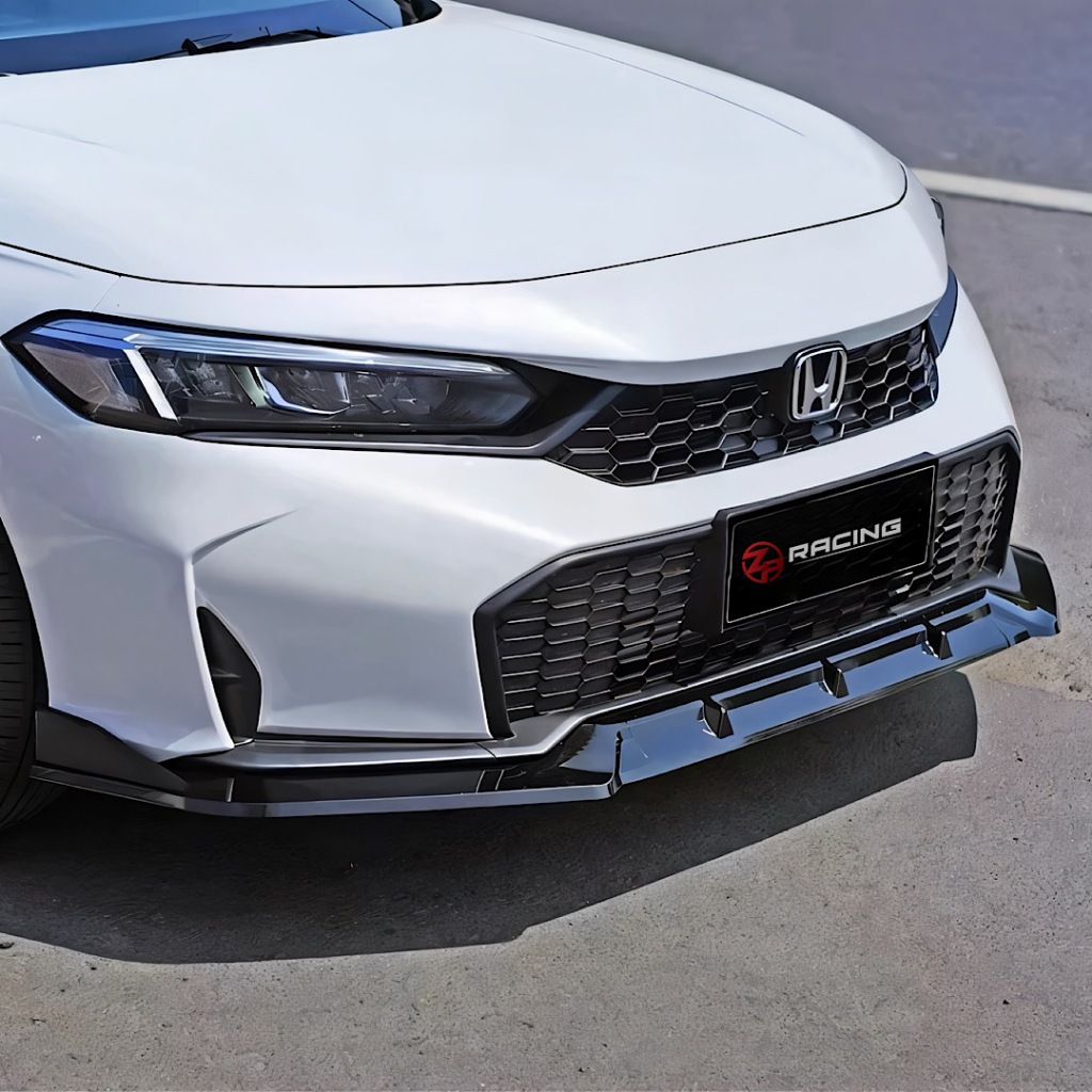 ลิ้นหน้า ลิ้นต่อกันชนหน้า Civic FE e:HEV Minorchange 2024-2027 รุ่น 78thGarage V.2