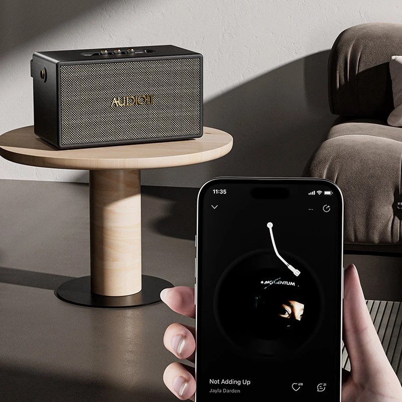 d-power ลำโพงบลูทูธ Audio II รุ่น X7 60 วัตต์ เชื่อมต่อ 2 ตัวได้ รองรับไมค์โครโฟนสาย ประกัน 1 ปี