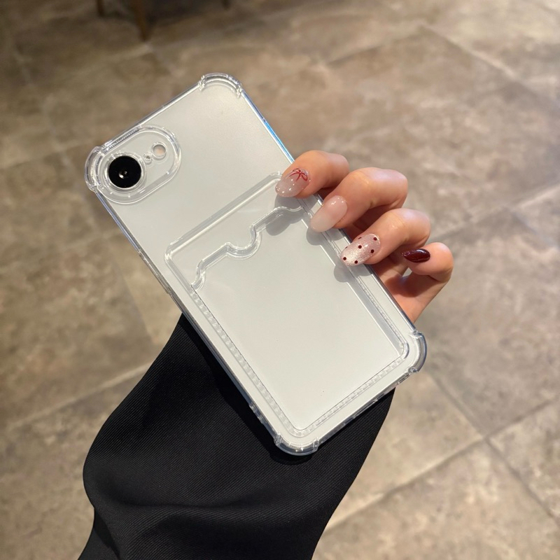 เคสใส iPhone 17e | 16e ใส่บัตรได้ กันกระแทกดีเยี่ยม! ปกป้องมือถือ พร้อมพกบัตรสะดวก