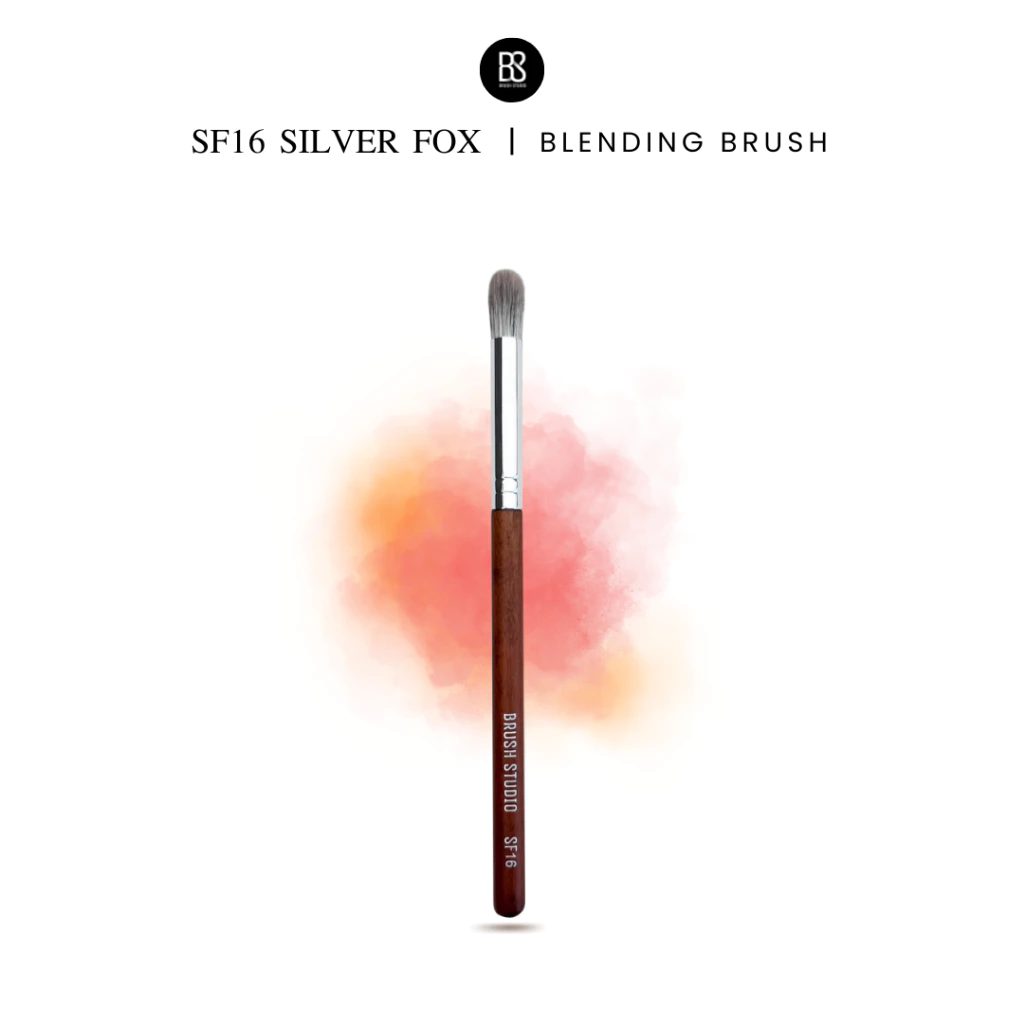 BRUSH STUDIO SF16 Silver Fox Blending Brush แปรงแต่งตาขนจิ้งจอกเงิน