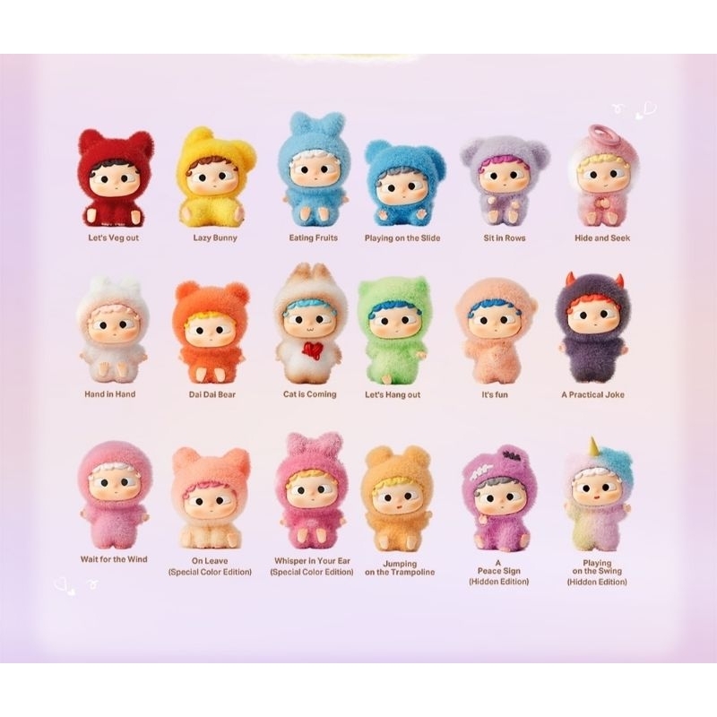 Ozai : Furry Animals Shelter Series กล่องสุ่ม Ozai mini furry animals ตัวเล็ก น่ารักทุกตัว