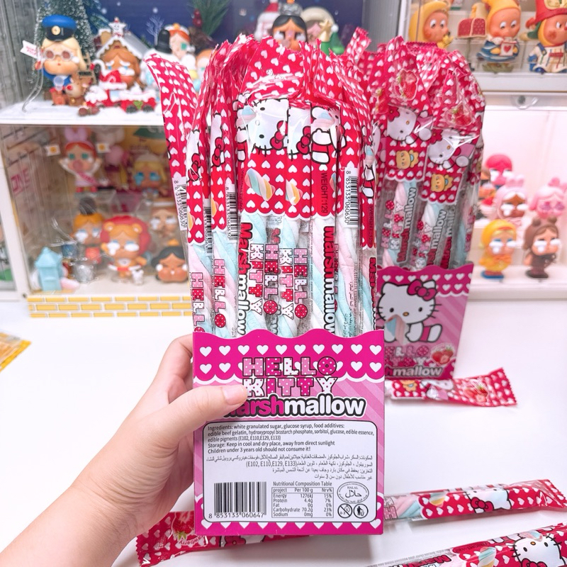 มาชเมลโล่เกลียวยาวแบบตั้ง คิตตี้ เเละ คุโรมิ 1 เเพค 30 ชิ้น - รูปที่ 5