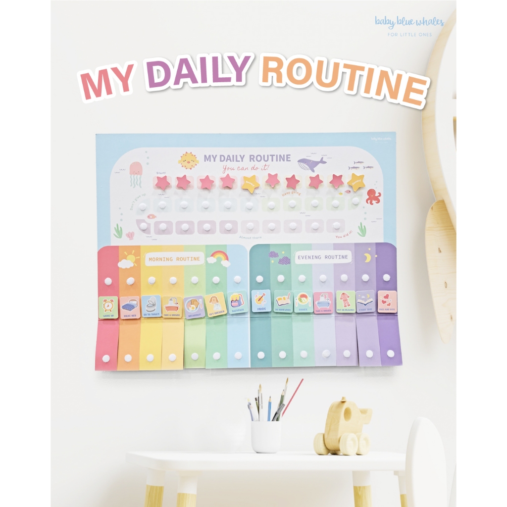 Baby Blue Whales My Daily Routine - ฝึกวินัย กิจวัตรประจำวัน🌿